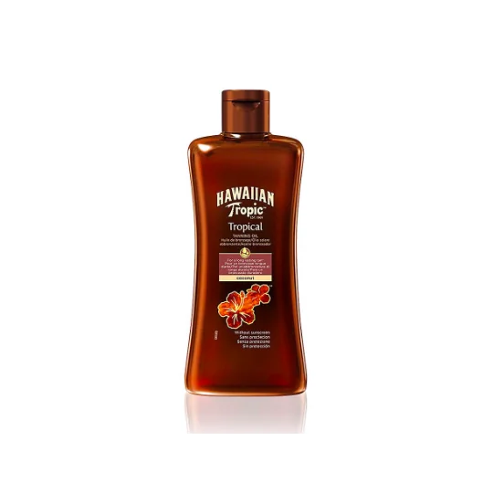 HAWAIIAN TROPIC Huile Sèche branzante à la Noix de Coco - 200 ml