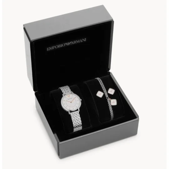 Emporio Armani Coffret montre - argenté