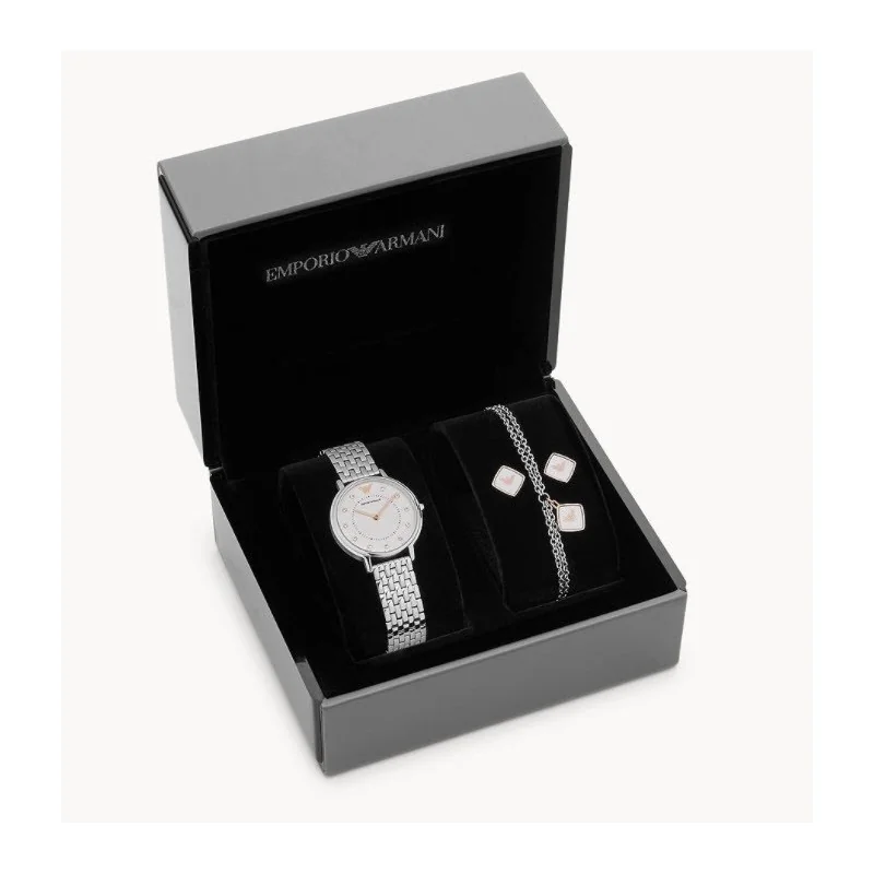 Emporio Armani Coffret montre - argenté