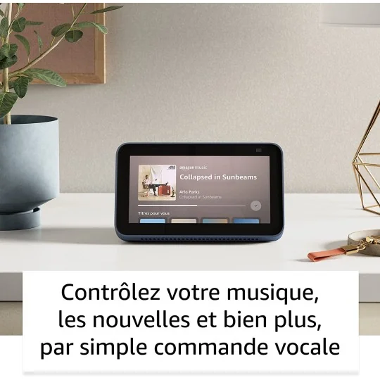 Echo Show 5 (2e génération, modèle 2021) | Écran connecté avec Alexa et caméra 2 Mpx