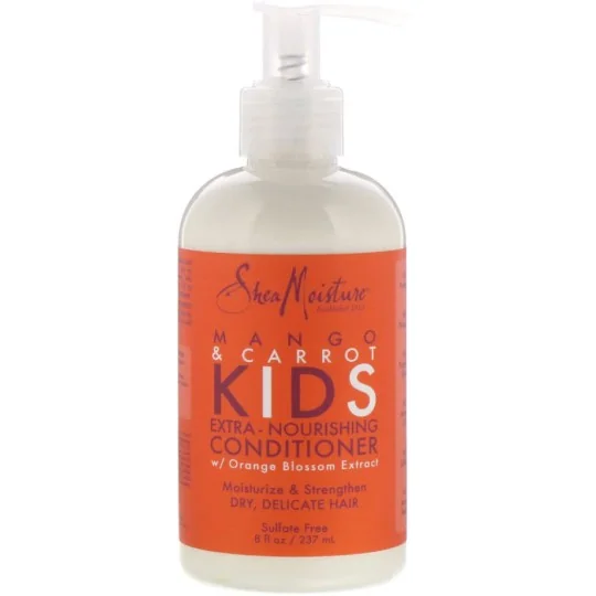 SHEA MOISTURE Après-shampooing extra-nourrissant pour enfants Mangue et carotte 237 ml