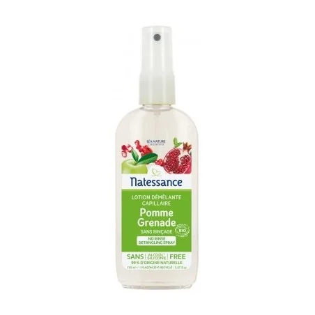 Natessance Lotion Démêlante Capillaire Pomme Grenade Bio 150 ml