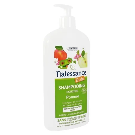 Natessance Kids Shampoing Douceur Pomme Bio 500 ml