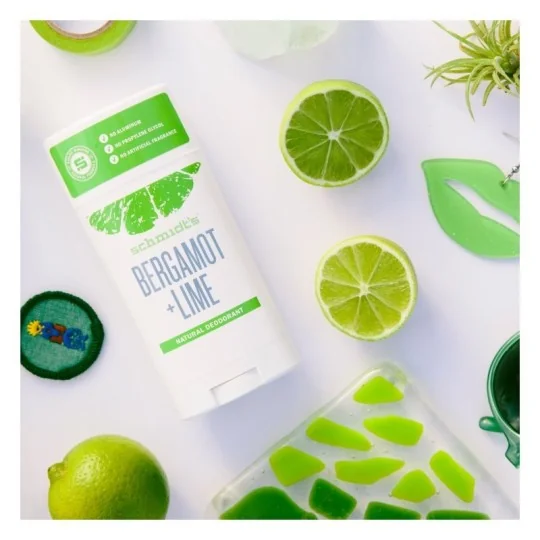 Schmidt's Déodorant Naturel en Stick - Bergamot + Lime