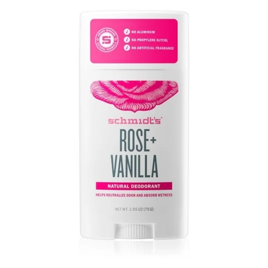 Schmidt's déodorant solide - Rose + Vanilla