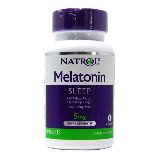 Natrol Melatonin Sleep Extra fort 5 mg, 60 comprimés