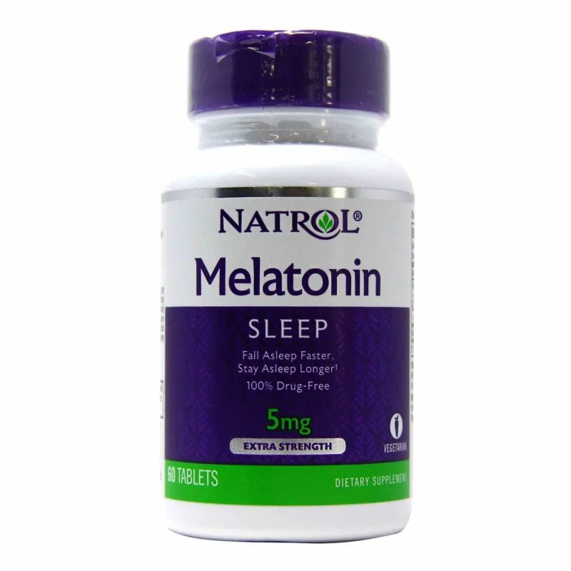 Natrol Melatonin Sleep Extra fort 5 mg, 60 comprimés