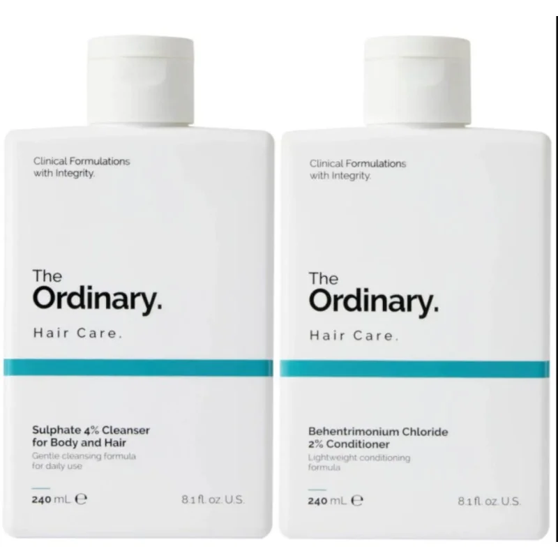 The Ordinary Sulphate Cleanser and Behentrimonium Chloride Conditioner Bundle