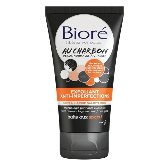 BIORÉ Exfoliant Anti-imperfections Au Charbon