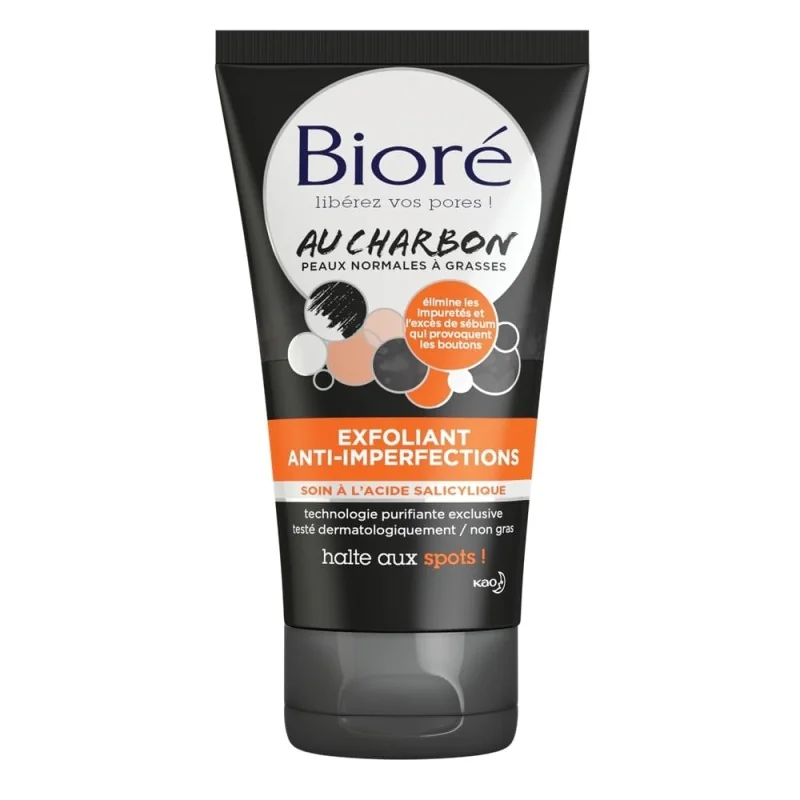 BIORÉ Exfoliant Anti-imperfections Au Charbon