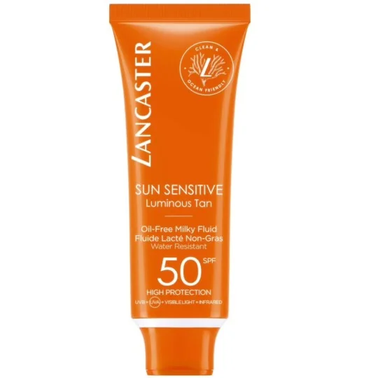 LANCASTER Sun Sensitive Fluide Lacté Non-Gras Visage SPF50