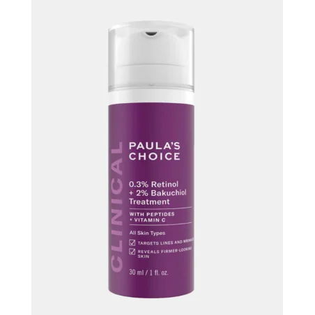 PAULA'S CHOICE Clinical Traitement 0,3% Retinol + 2% Bakuchiol