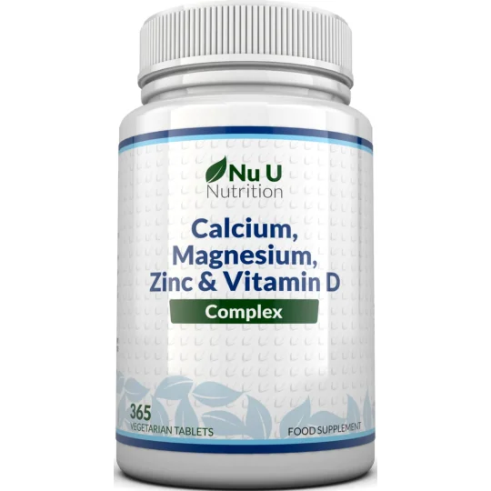 Nu U Nutrition Calcium, Magnesium, Zinc & Vitamin D 6 mois