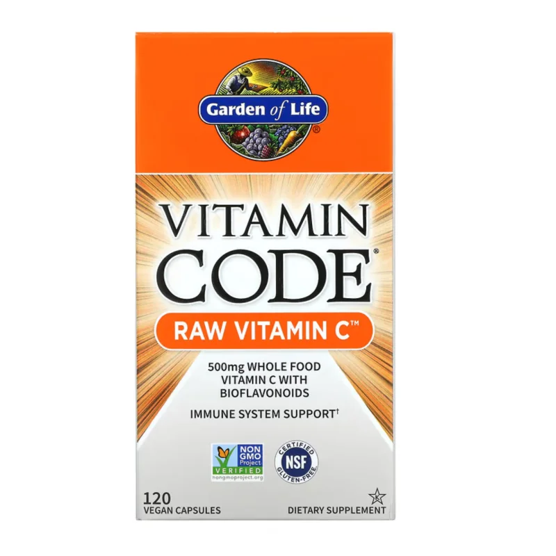 Garden of Life, Vitamin Code RAW Vitamin C 250 mg 120 capsules vegan