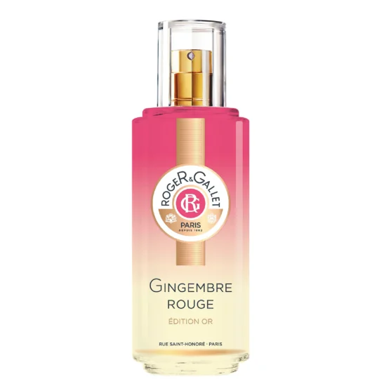 Roger & Gallet Gingembre Rouge Edition or Eau parfumée pailletée 100 ml