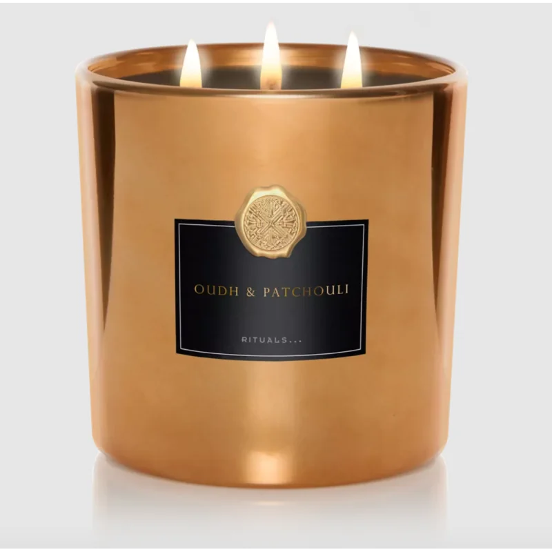 RITUALS THE RITUAL OF OUDH XL bougie parfumée 3 mèches, 1000 gr