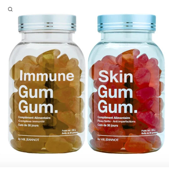 MR. JEANNOT Gum Gum Immunité & peau nette - 2 x 60 gummies