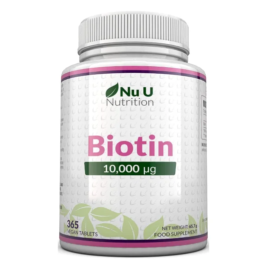 Nu U Nutrition Biotine 10000 µg 365 Comprimés végétales