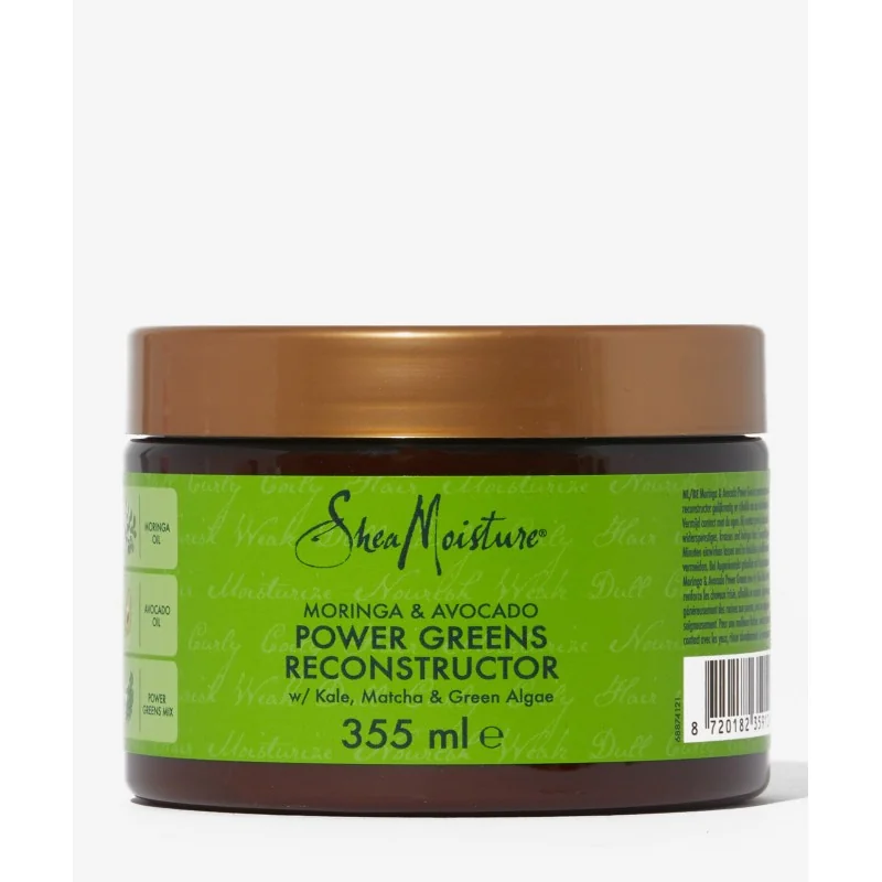 SHEA MOISTURE Masque réparateur Power Greens moringa et avocat 355ml