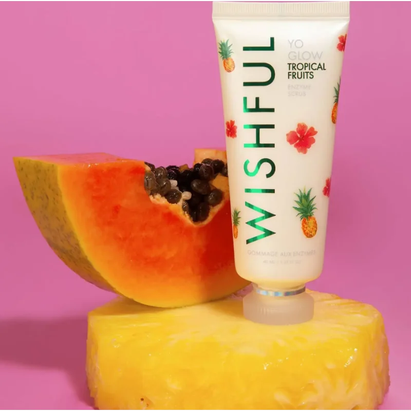 WISHFUL YO GLOW TROPICAL FRUITS ENZYME SCRUB