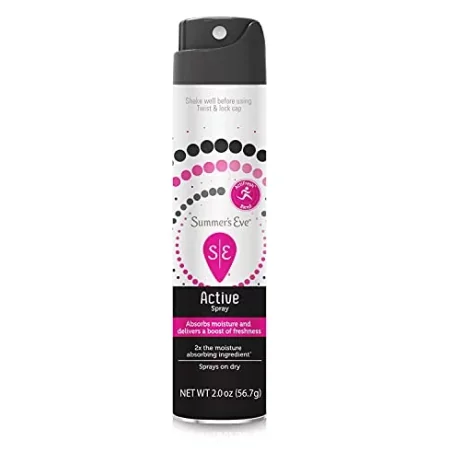 Summer's Eve Active Freshening Spray Absorbs Moisture