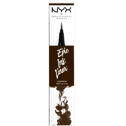 NYX Eyeliner Feutre Epic Ink Liner, Waterproof, Brown