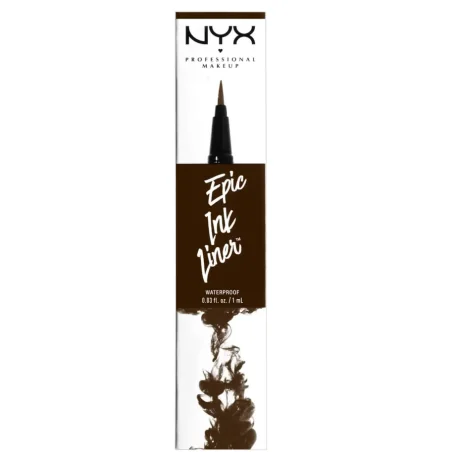 NYX Eyeliner Feutre Epic Ink Liner, Waterproof, Brown