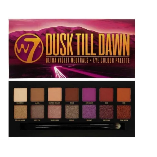 W7 Dusk Till Dawn Ultra Violet Neutrals Palette