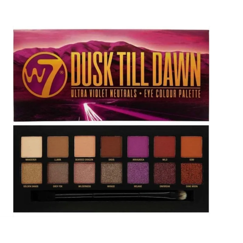 W7 Dusk Till Dawn Ultra Violet Neutrals Palette