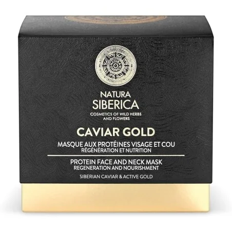 Natura Siberica Caviar Gold Masque aux protéines Visage et Cou