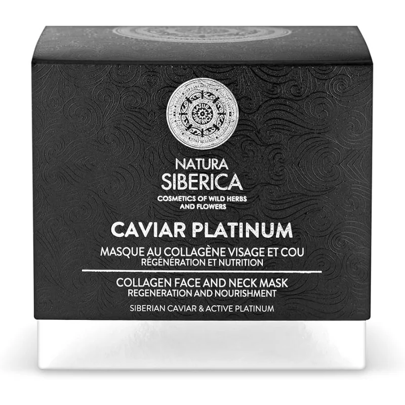 NATURA SIBERICA Masque au Collagène Visage et Cou Caviar Platinum