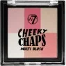 W7 Cheeky Chaps Multi Blush Compact Blusher-Hot Gossip