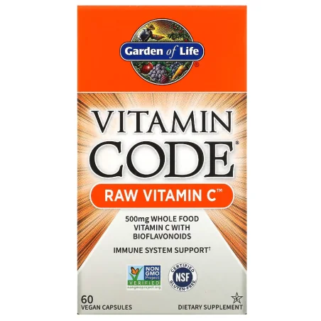 Garden of Life Vitamin Code RAW Vitamin C 250 mg 60 capsules