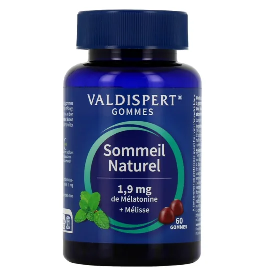 Valdispert Sommeil Naturel 1,9mg Mélatonine Gommes 60uts