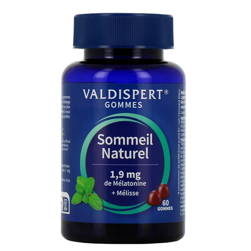 Valdispert Sommeil Naturel 1,9mg Mélatonine Gommes 60uts