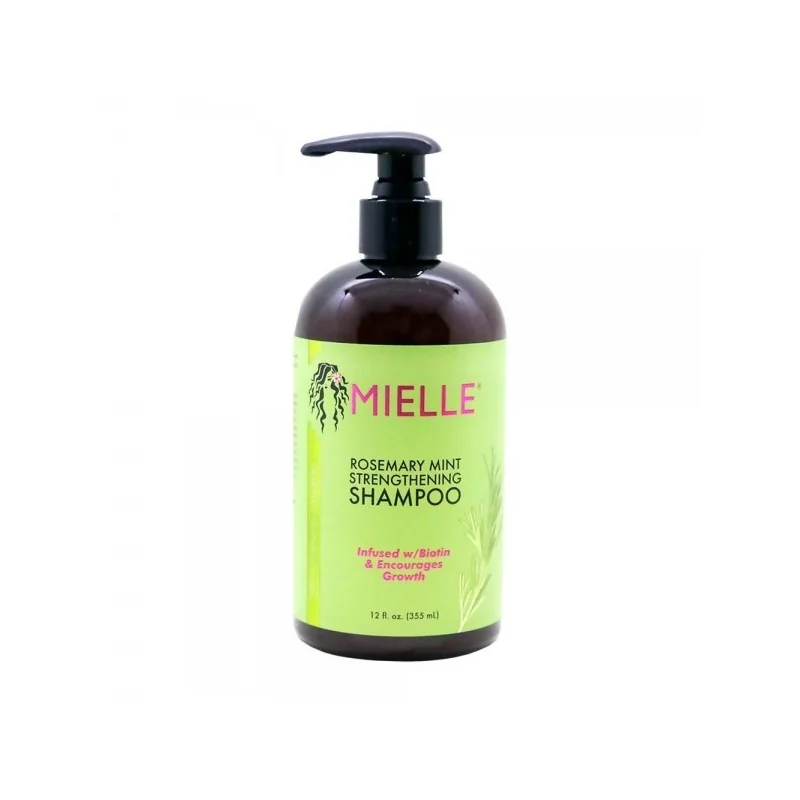 MIELLE ORGANICS Shampooing croissance Romarin/Menthe poivrée (Rosemary Mint) 355ml