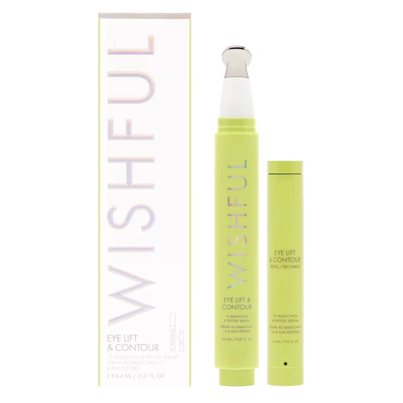 WISHFUL Sérum Eye Lift 1% Bakuchiol & Peptides - Sérum pour les yeux