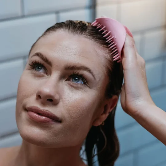 Tangle Teezer Exfoliant et masseur pour le cuir chevelu - Joli rose