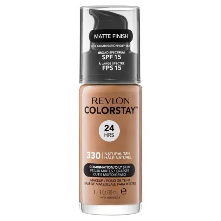 Revlon ColorStay FOND DE TEINT COLORSTAY 24H - PEAUX mixtes à grasse - 330: Natural Tan