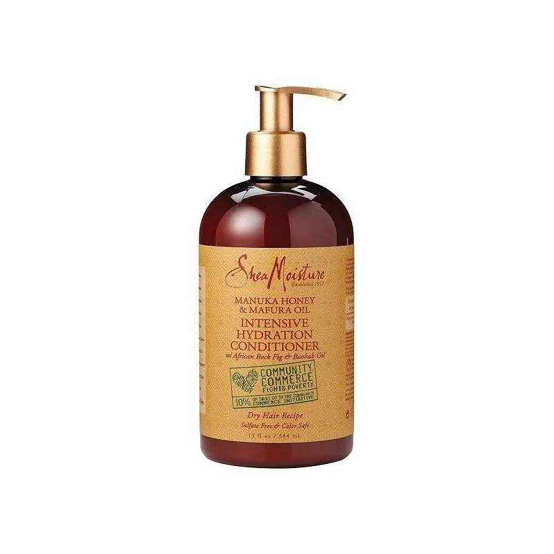 SHEA MOISTURE Après-shampooing hydratant MANUKA MAFURA 384ml 