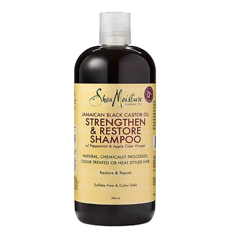 Shea Moisture Shampoing Stimulant & Réparateur Intense à L'huile de Ricin Noir de Jamaïque (506 ml)