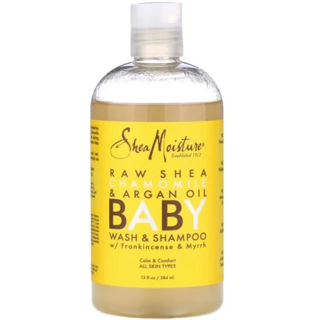 SHEA MOISTURE Savon et shampoing pour bébé, avec de l'oliban et de la myrrhe, 384 ml