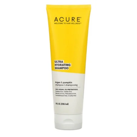 Acure shampooing ultra hydratant huile d'argan et citrouille