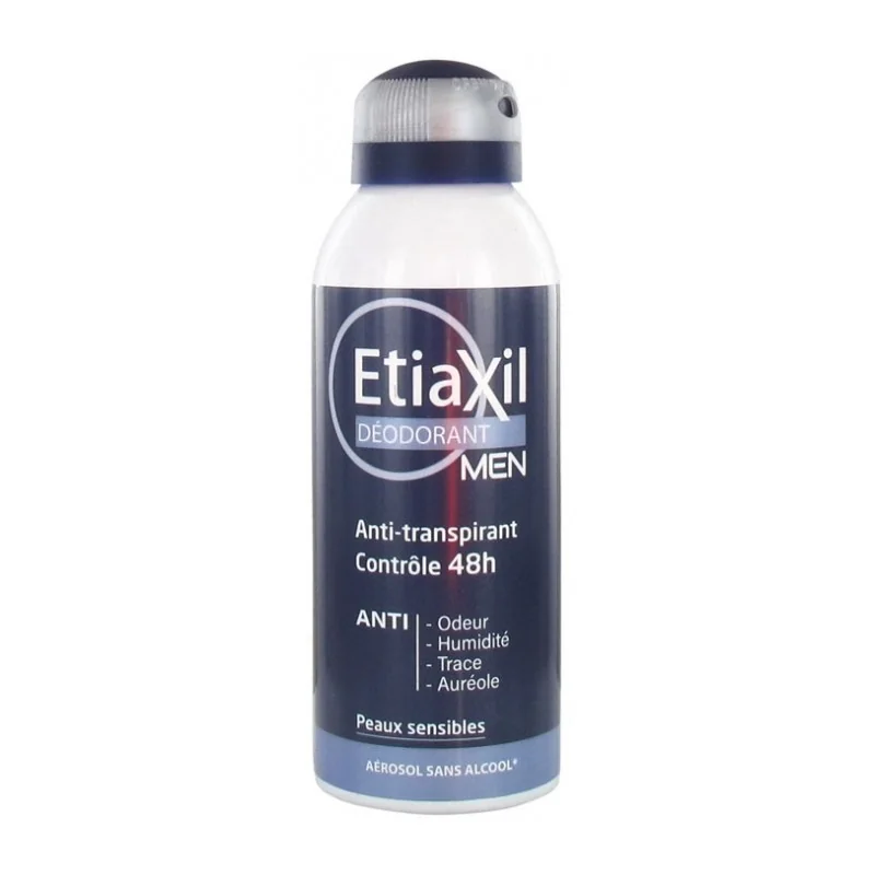 Etiaxil Déodorant Men Anti-Transpirant Contrôle 48H Aérosol 150 ml