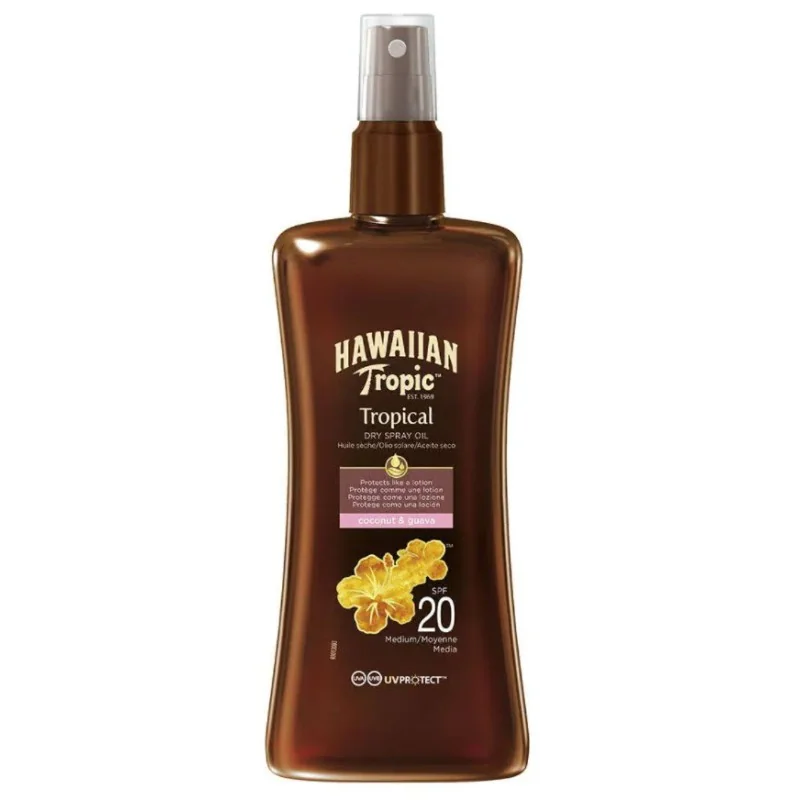 HAWAIIAN TROPIC Spray Huile Solaire Protectrice