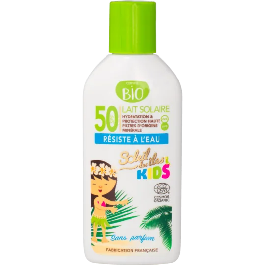 Soleil des iles LAIT SOLAIRE KIDS BIO SPF 50