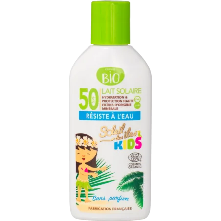 Soleil des iles LAIT SOLAIRE KIDS BIO SPF 50