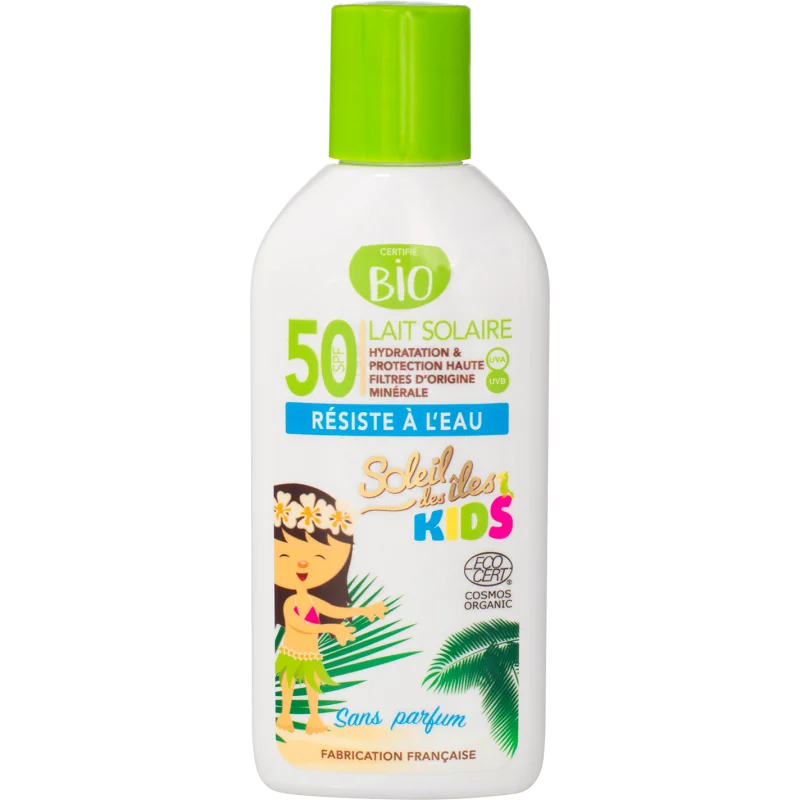 Soleil des iles LAIT SOLAIRE KIDS BIO SPF 50