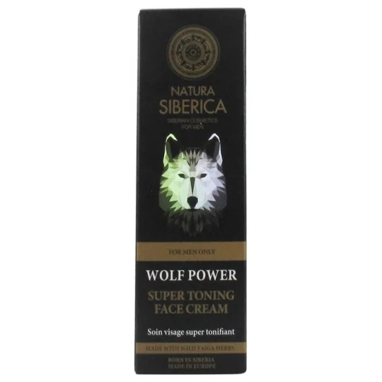 Natura Siberica Homme Soin Visage Super Tonifiant La Force du Loup