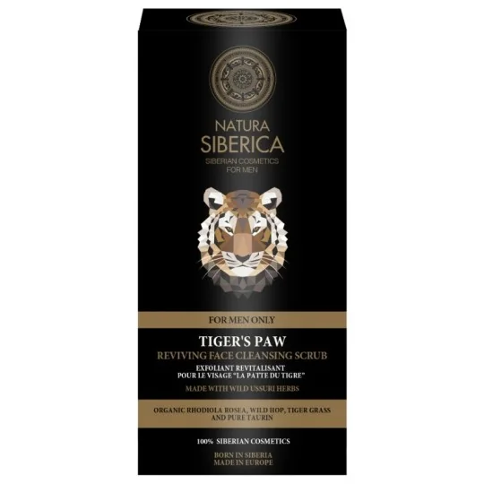 Natura Siberica Homme Exfoliant Revitalisant Visage La Patte du Tigre 150 ml